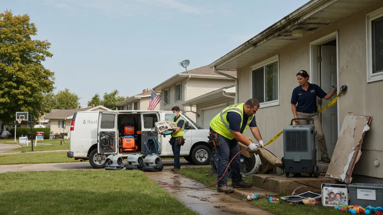 Water Damage Restoration in Burlington, NJ near me